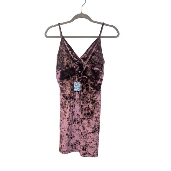 INTIMATELY FREE PEOPLE Come Together Bodycon Dress Size XS Raspberry OB842104 - Picture 1 of 8